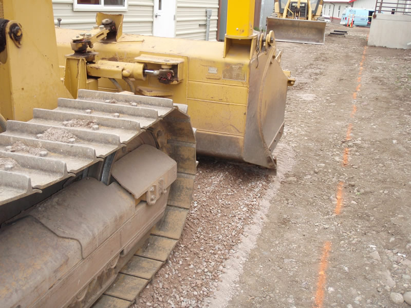 monolithic pad no berms to clean up